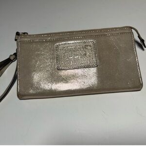 COACH Metallic Clutch Bag